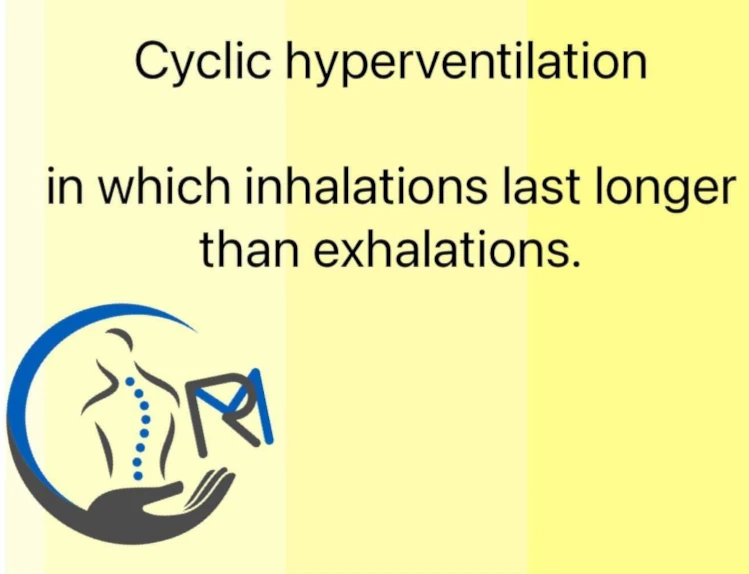 Cyclic breathing exercises