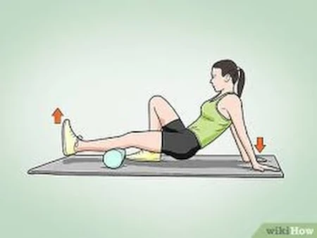 Stretching with the foam roller